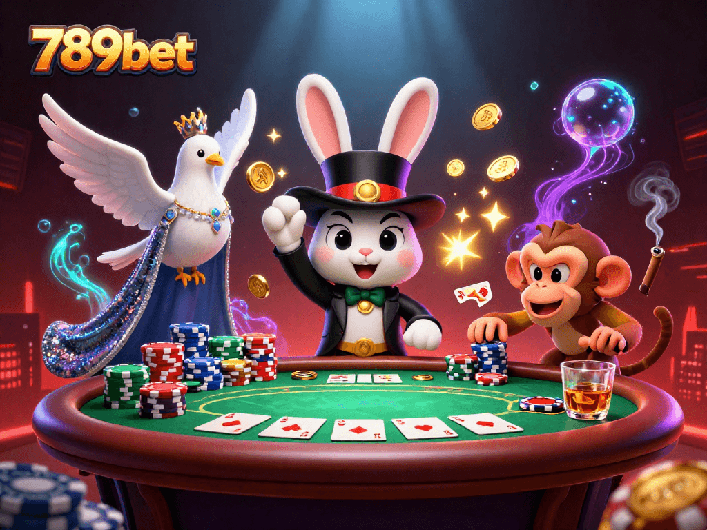 Experience thrilling winning moments at 789bet with a magical casino atmosphere and dazzling characters.