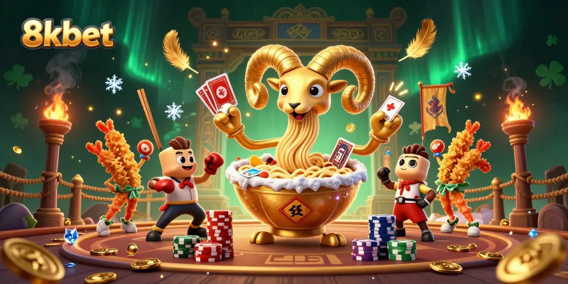 Experience exhilarating gameplay with 8xbet's dynamic casino scene featuring vibrant characters and thrilling action.