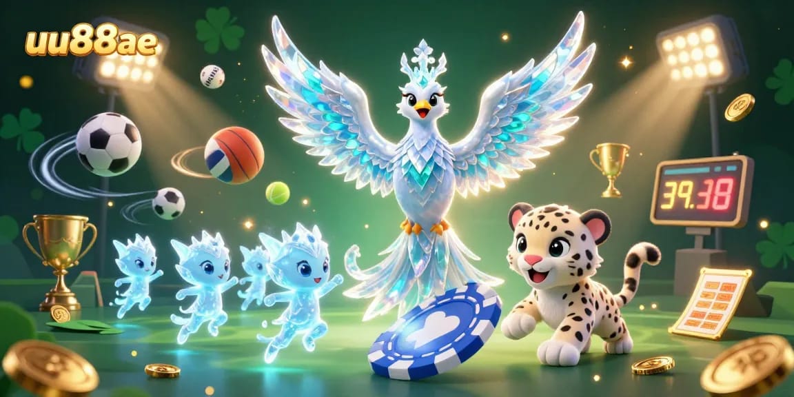 Immerse in fun at uu88ae, where players enjoy a vibrant digital casino experience with engaging ice-themed characters.