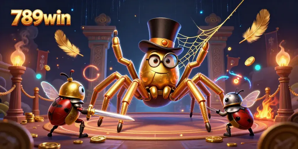 Experience thrilling action with 789win as fantasy characters interact in a vibrant casino scene.
