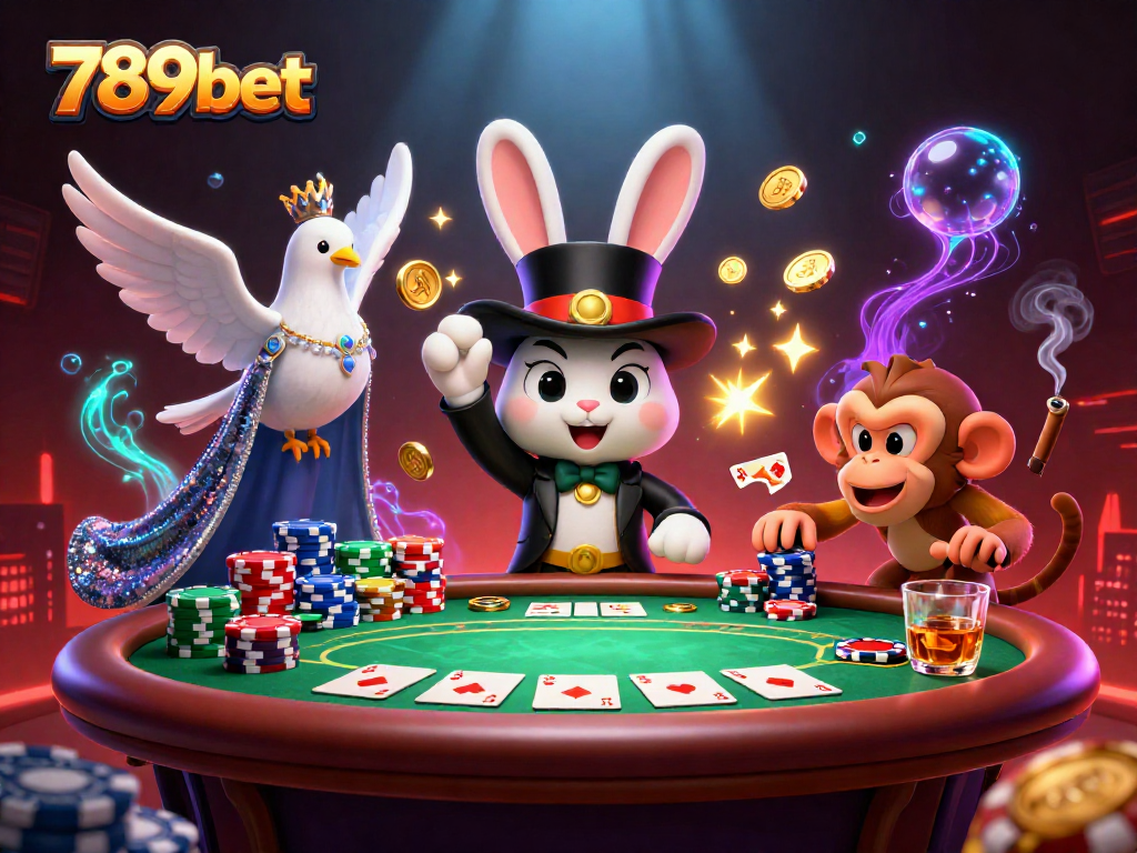 Experience thrilling winning moments at 789bet with a magical casino atmosphere and dazzling characters.
