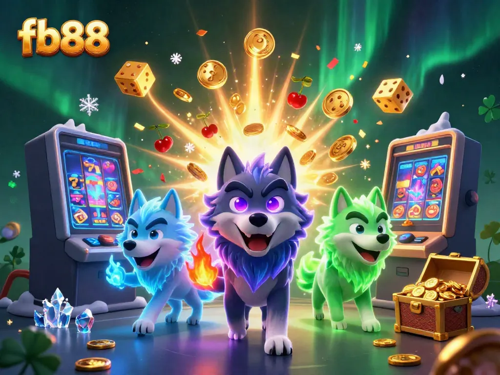 Experience thrilling wins at fb88 with exciting slot machines and 3D characters in an immersive casino setting.