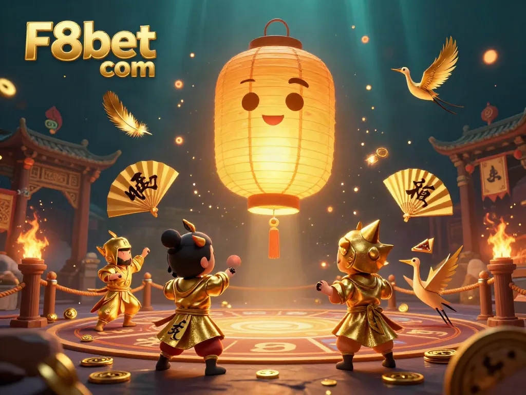 Join the energetic atmosphere at F8bet com with golden lantern spirits guiding your winning journey through a night market casino.