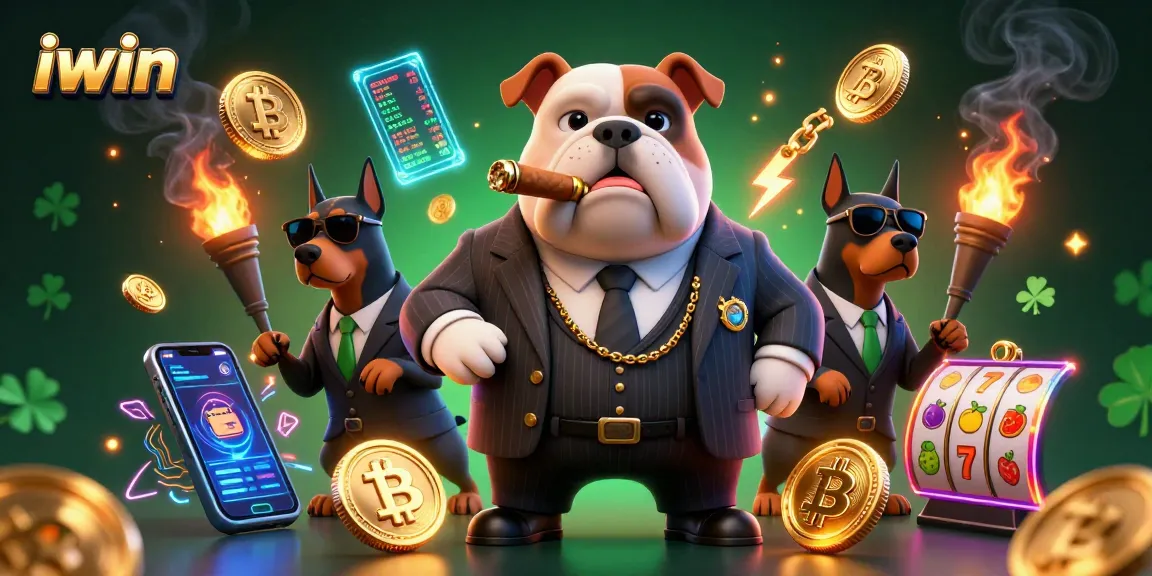 Experience winning with iwin through dynamic crypto gambling elements in a vibrant 3D casino scene.