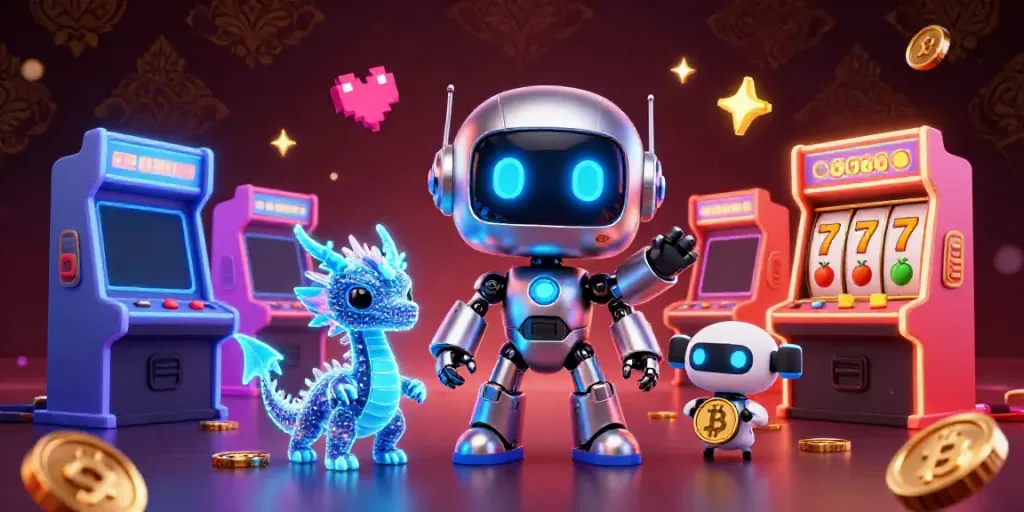 Engage with cm88's vibrant casino experience through animated elements like slot reels, neon graphics, and colorful game machines.