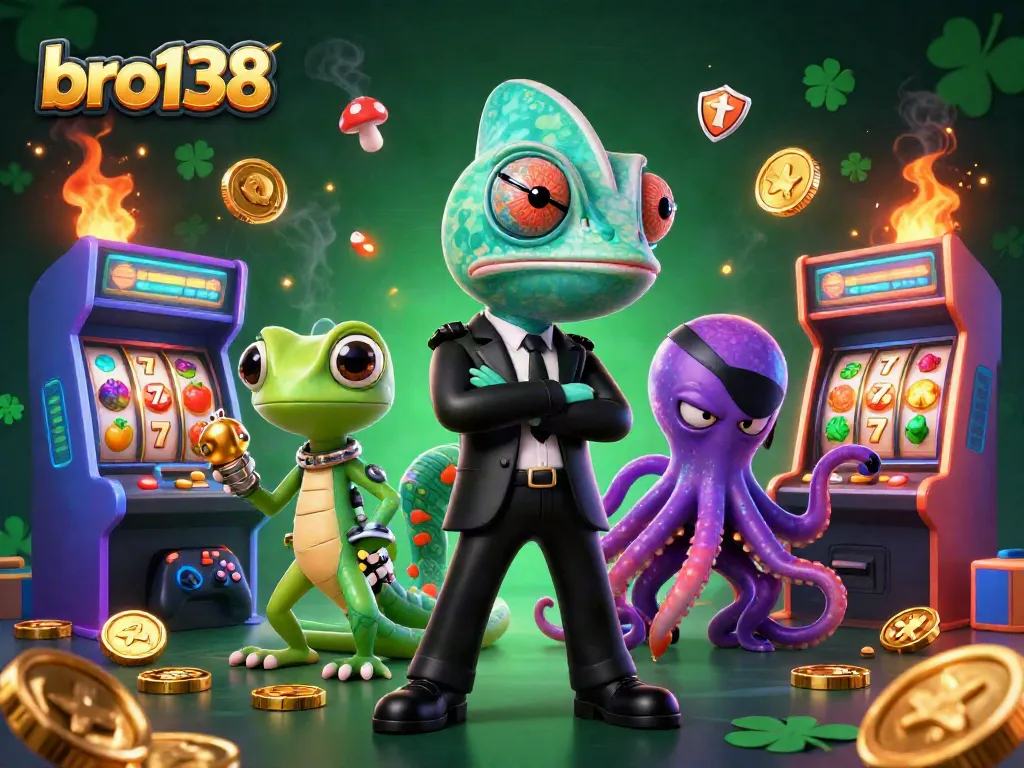 Experience the vibrant world of bro138 with thrilling slot games, colorful characters, and intense gameplay.