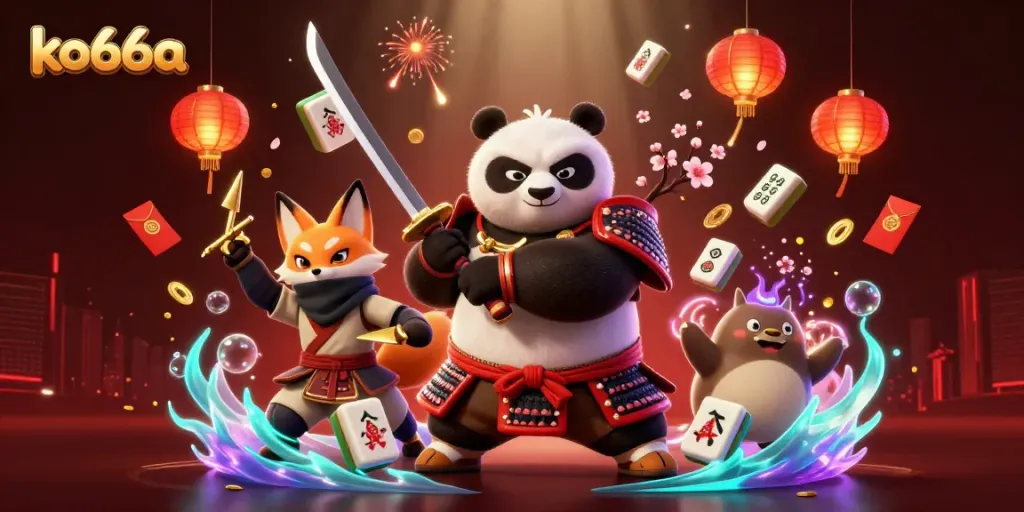 Experience exciting bets and thrills at ko66a with unique gaming elements and dynamic 3D characters in action.