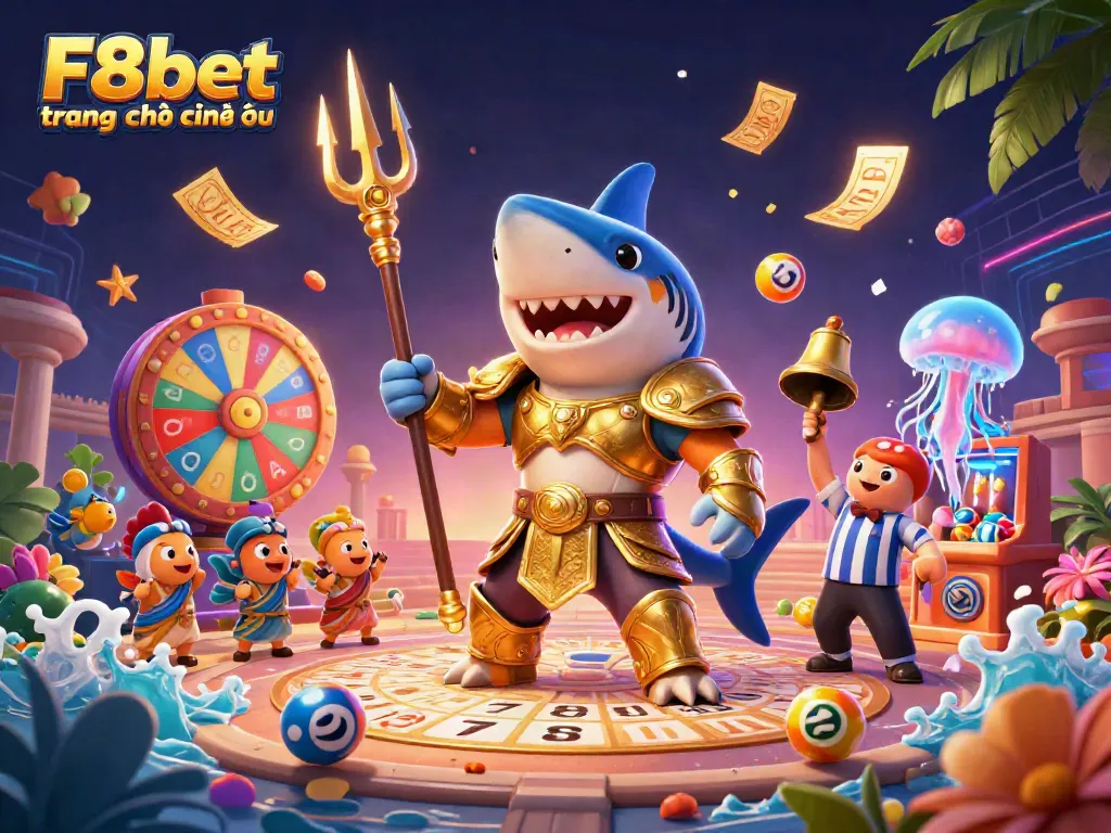 Enter the exciting world of gaming with F8bet trang chủ chính thức, featuring thrilling lottery elements and vibrant underwater scenes.
