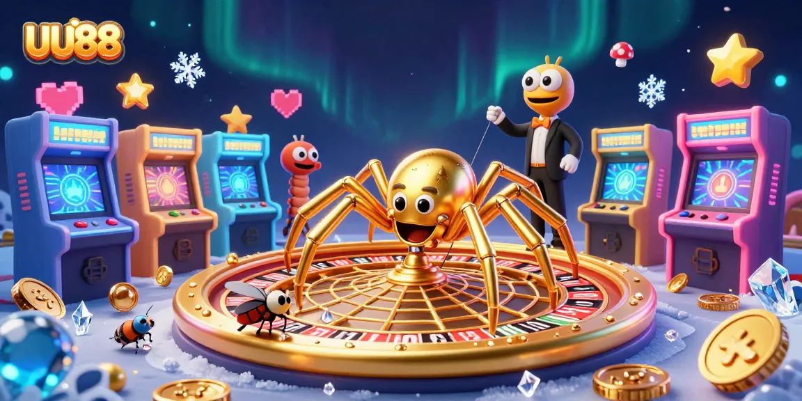 Experience vibrant gameplay at UU88 with detailed 3D illustrations of animated casino characters.