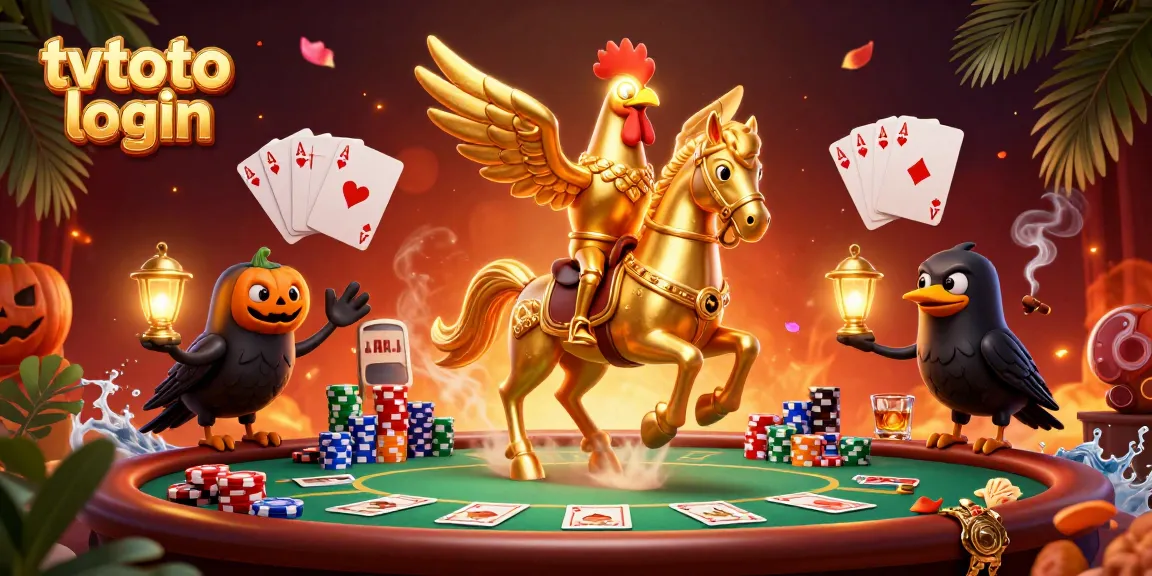 Experience seamless gaming with tvtoto login in this vibrant casino illustration.