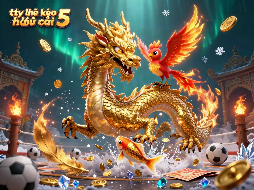 Engage with tỷ lệ kèo nhà cái 5 through an exciting sports betting scene featuring dynamic characters and elements.