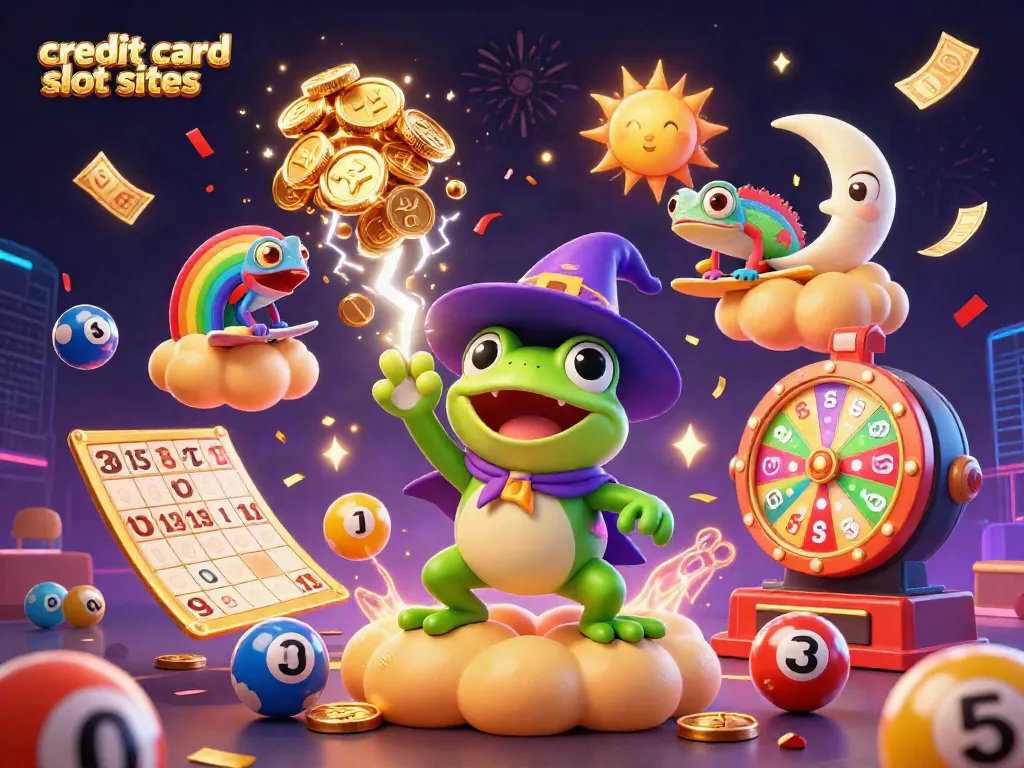Experience the thrill of credit card slot sites with exciting game elements and vibrant characters!