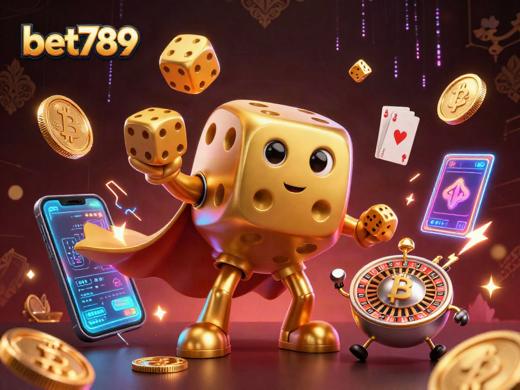 Engage with the exciting bet789 casino world featuring vibrant characters and crypto elements.