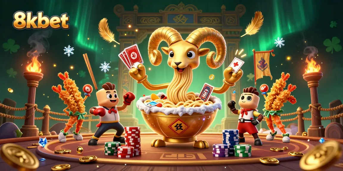 Experience exhilarating gameplay with 8xbet's dynamic casino scene featuring vibrant characters and thrilling action.