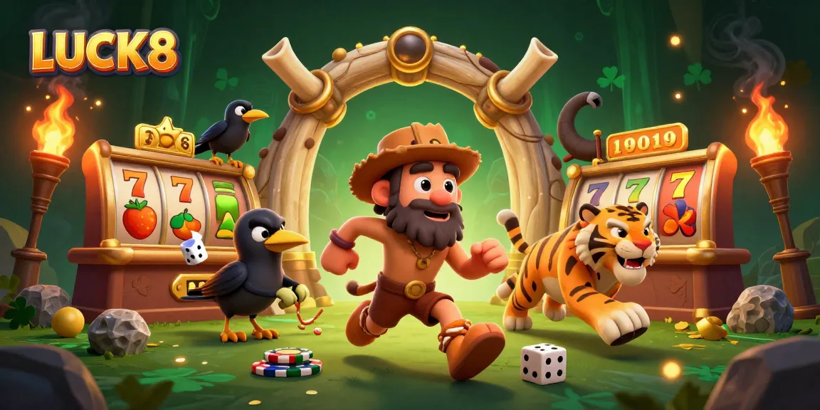 LUCK8 mang đến trải nghiệm chơi game độc đáo với hình ảnh sòng bạc tiền sử và yếu tố chơi game hấp dẫn.