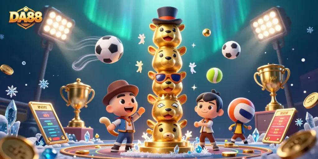 Engage with DA88's exciting gaming ecosystem featuring diverse sports and betting elements.