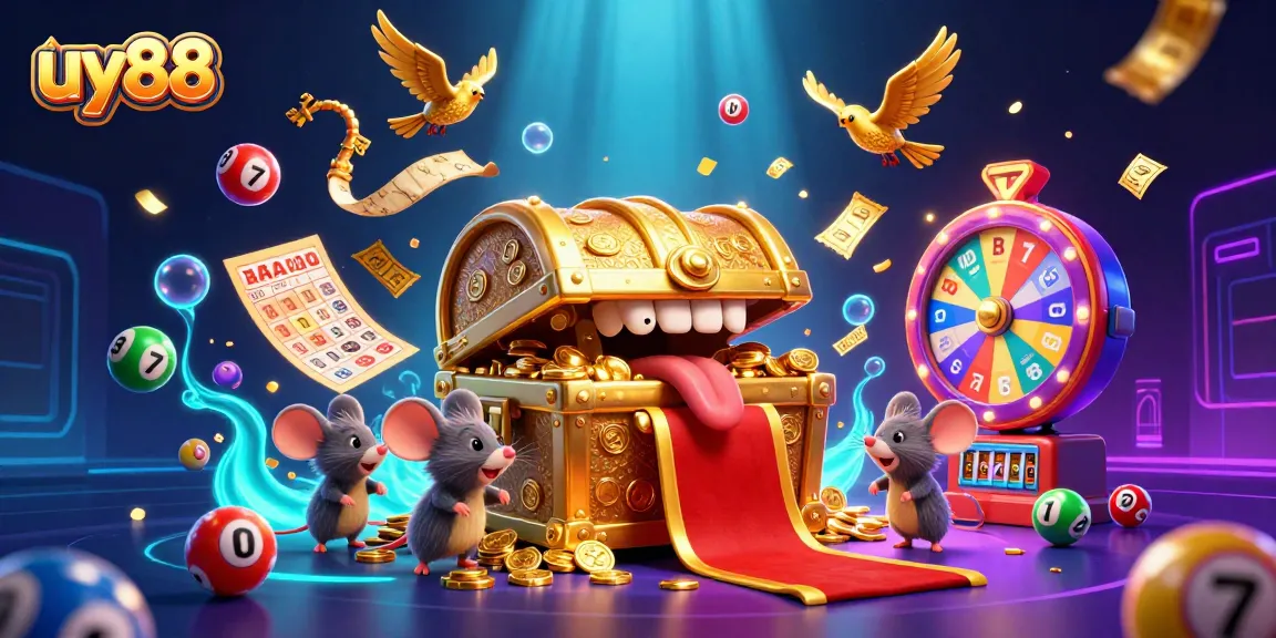 Engage in thrilling games at uy88 with vibrant lottery elements and exciting prize visuals.