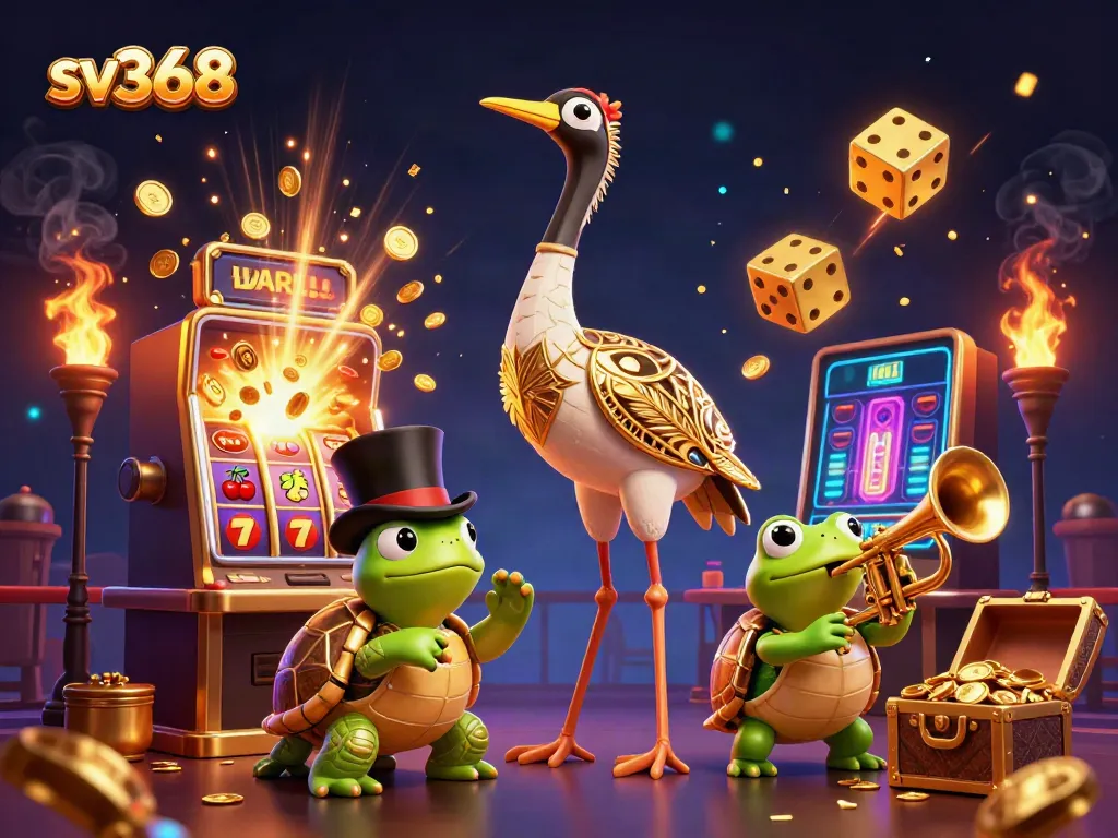 Engage in thrilling gameplay at sv368 with dynamic slot machines and vibrant casino elements.